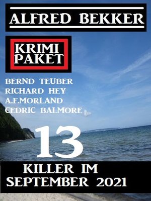 cover image of 13 Killer im September 2021